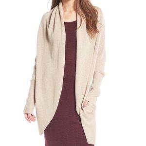 Anthropologie Leith Long Oversized Open Easy Circle Cardigan Size XS